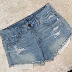American Eagle Outfitters Ripped Denim Shorts